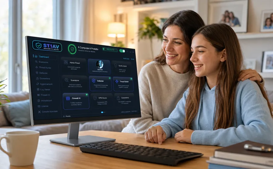 Web Security per privati e famiglie — blog e sito personale monitorati